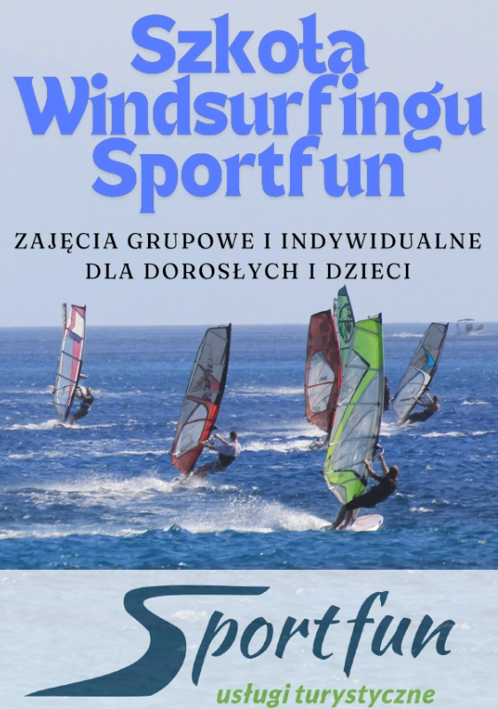 plakat szkoła windsurfingu